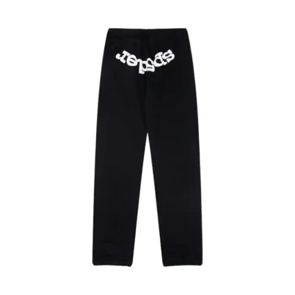 Classic Flame LOGO Graffiti Sp5der Sweatpant Front view