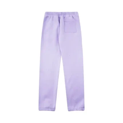 Size l Sp5der Açaí Sweatpant 'Purple' Back View