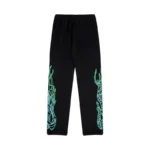 Sp5der 555 Young Thug Sweatpant 'Black' Back View