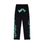 Sp5der 555 Young Thug Sweatpant 'Black' Front View