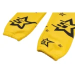 Sp5der 5Star Sweatpants Yellow Back Close View (3)