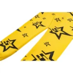 Sp5der 5Star Sweatpants Yellow Front Close View