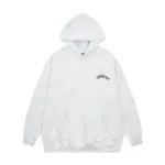 Sp5der AOP Web Hoodie Heather Grey Front View (2)