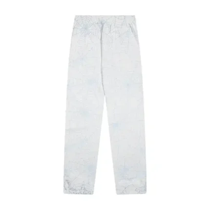 Sp5der AOP Web Sweatpant 'Grey' Back View