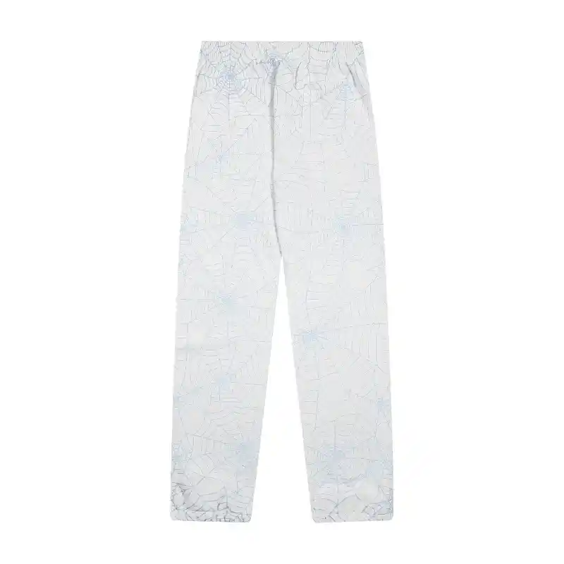 Sp5der AOP Web Sweatpant 'Grey' Back View