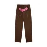 Sp5der Classic Sweatpant Brown Front View (2)