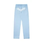 Sp5der Classic Sweatpants Baby Sky Blue Sp5der Front view (1)