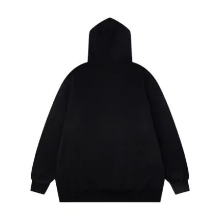 Sp5der OG Web Hoodie 'Black' Back view