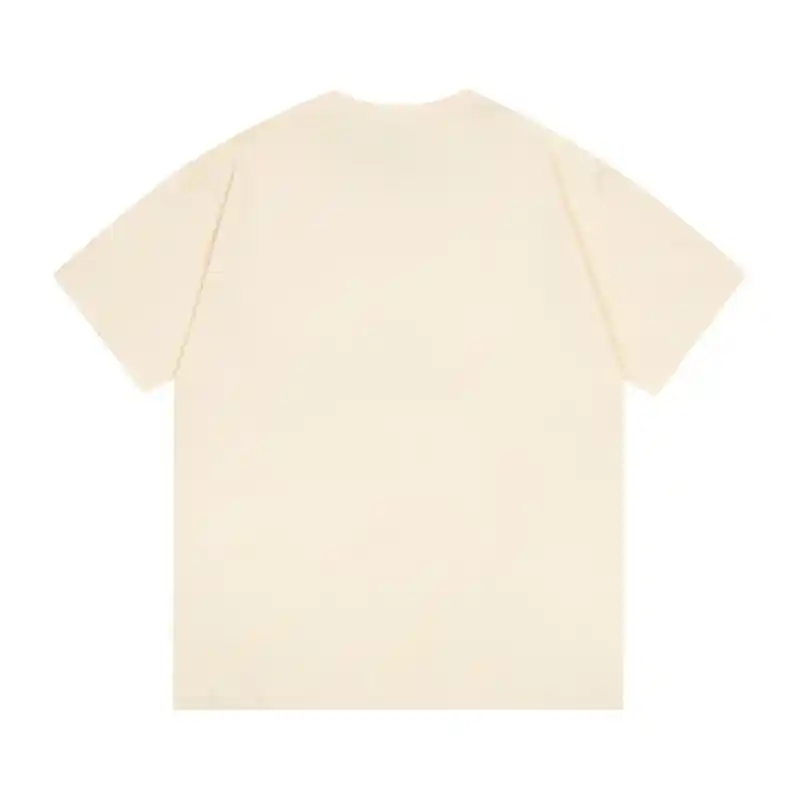 Sp5der OG Web V2 T- Shirt 'Oatmeal' back view