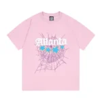 Sp5der OG WebV2 T-Shirt'Pink'Front View