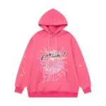 Sp5der 'Pink' Hoodie man Front views