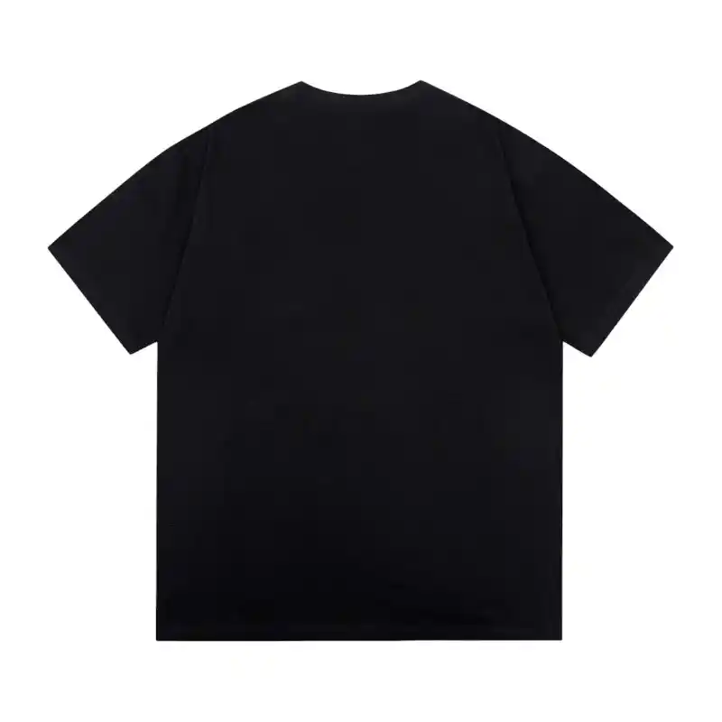 Sp5der Pink T-Shirts 'Black' Back View (9)