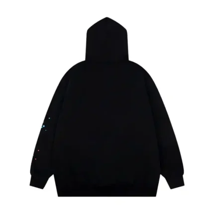 Sp5der Pnk Hoodie ‘Black’ Back view