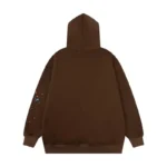 Sp5der Web Hoodie 'Brown' Back view