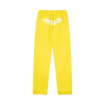 Sp5der Websuit Sweatpant Yellow Front View (1)