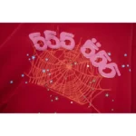 Sp5der Worldwide Red Angel Number 555 Hoodie Red (3)