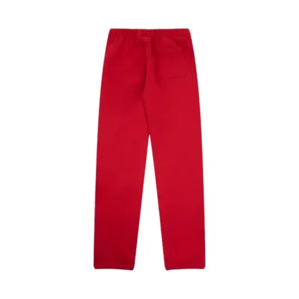 Sp5der Worldwide Red Angel Number 555 Sweatpants Red Back View