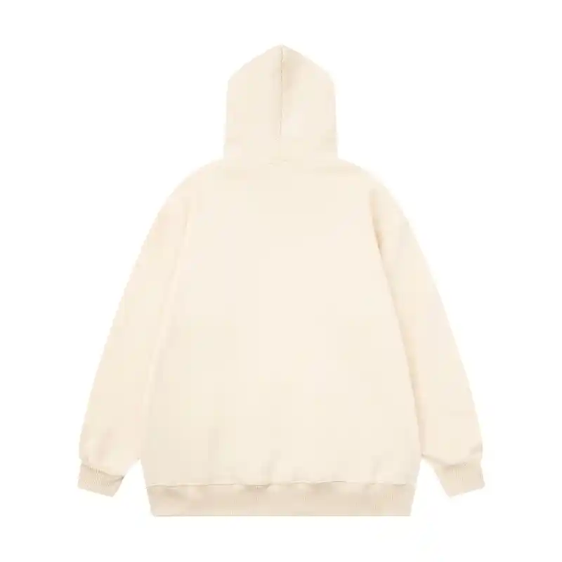 Spider Worldwide By Young Thug Beige Hoodie'Back view'