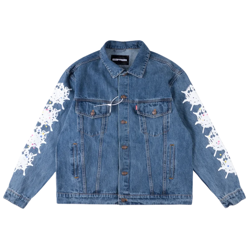 SP5DER Worldwide Denim Jacket