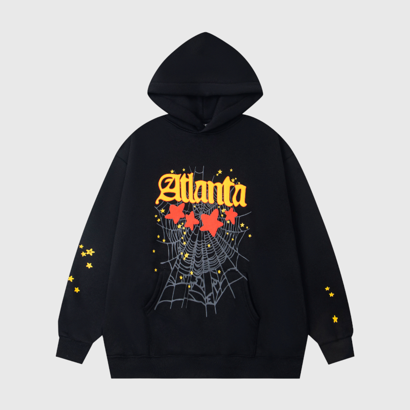 Sp5der Atlanta Star Print Hoodie Sp5der Atlanta Star Print Hoodie