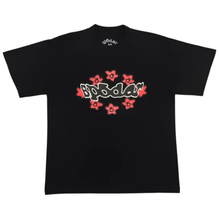 Sp5der Warped Tee Black