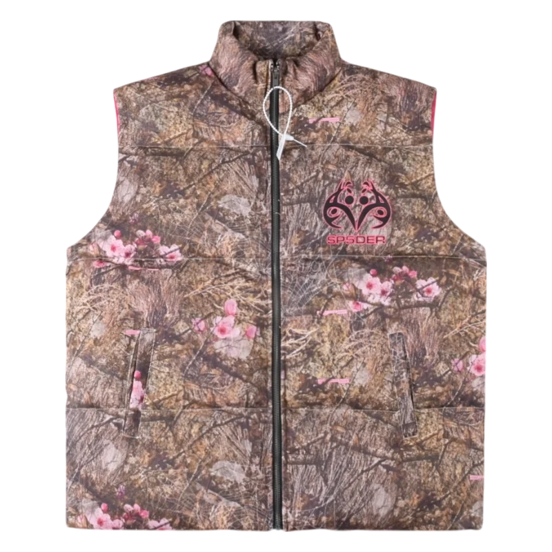 SP5DER Real Tree Puffer Vest