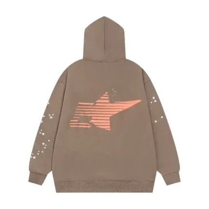 Sp5der-Araignee-Hoodie-‘Brown-back-view