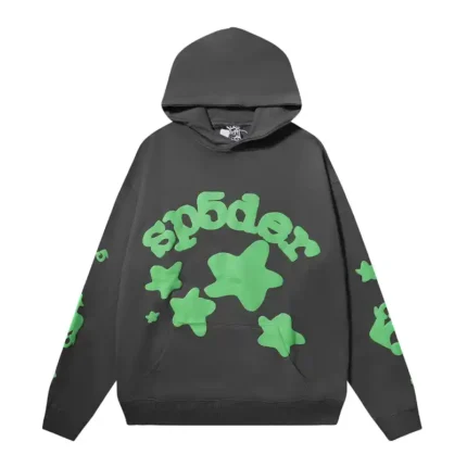 Sp5der-Beluga-Hoodie-Jet-Black-front-view