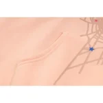 Sp5der-SP5-Bellini-Hoodie-Baby-Pink-close-view-7