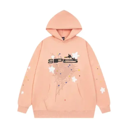 Sp5der-SP5-Bellini-Hoodie-Baby-Pink-front-view