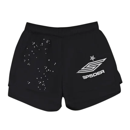 Sp5der Pro Double Layer Short Black