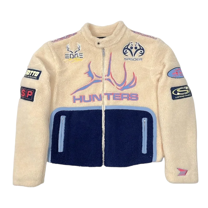 Sp5der Worldwide Hunters Sherpa Moto Jacket