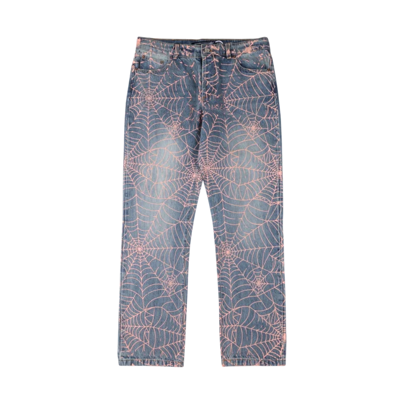 Sp5der AOP Vintage 501 Denim Jeans